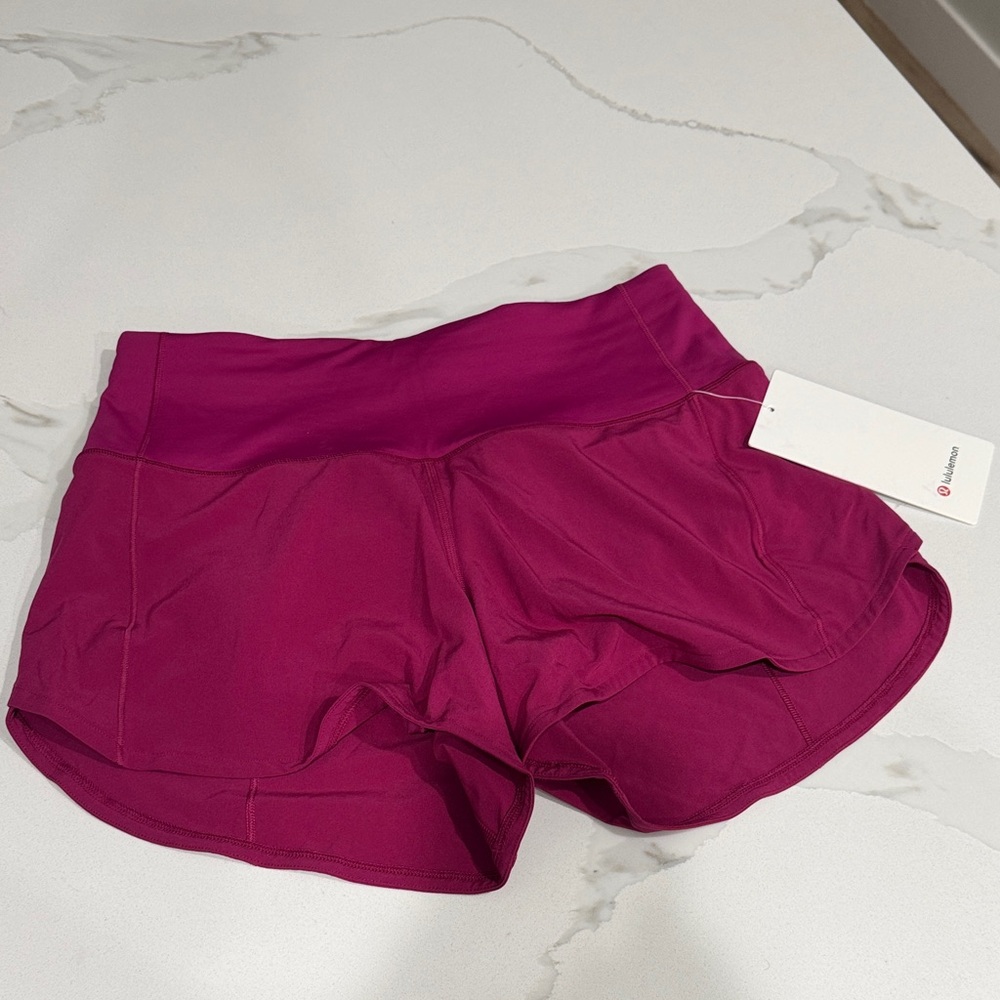 lululemon athletica Fuchsia Athletic Shorts